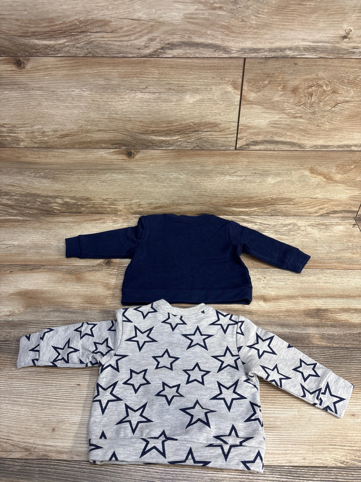 Mighty Goods 2pc Star Sweatshirt Grey sz 3m