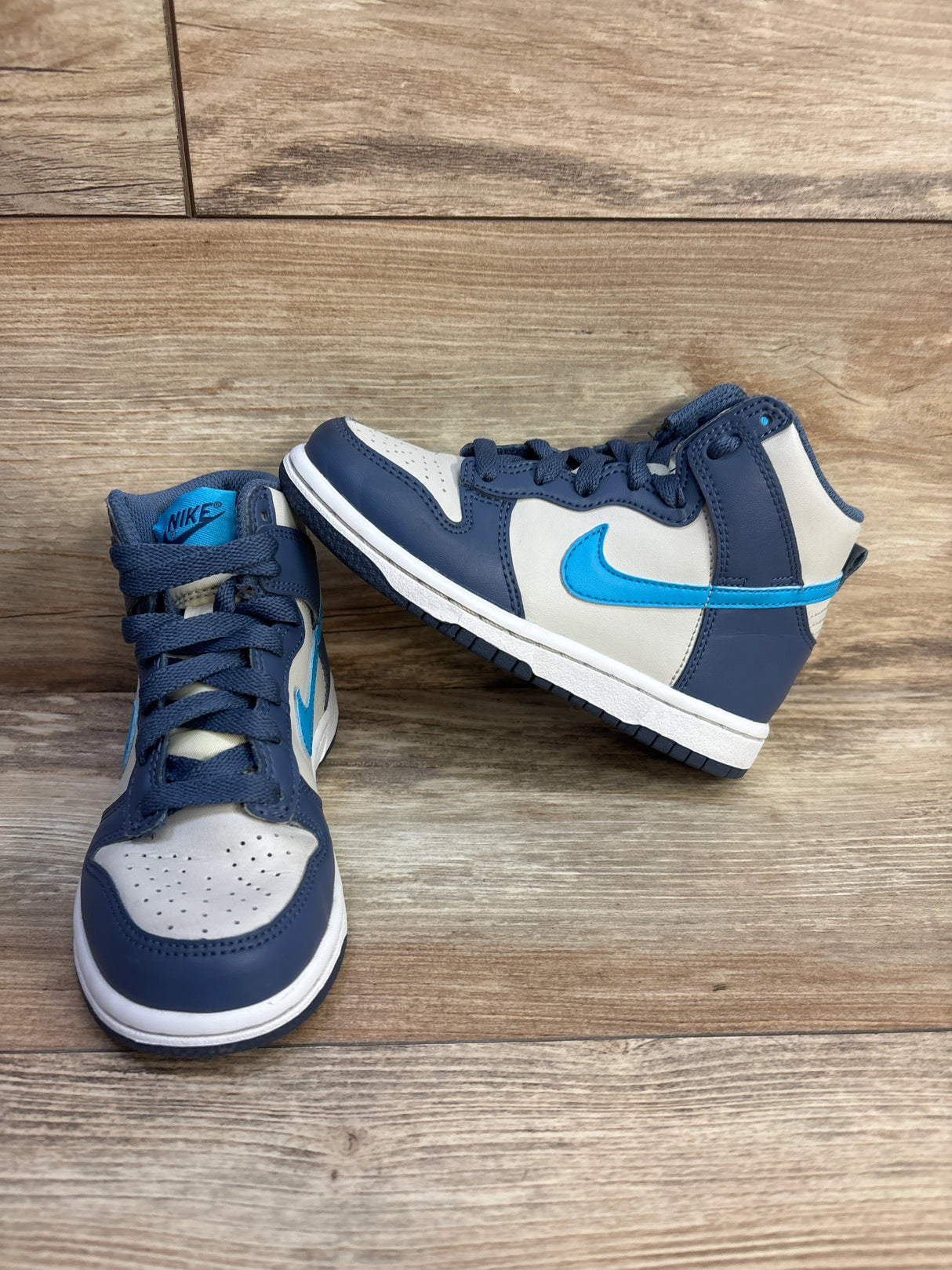 Dunk High PS 'Light Bone Diffused Blue' Sneakers sz 10.5c - Me n Mommy To Be