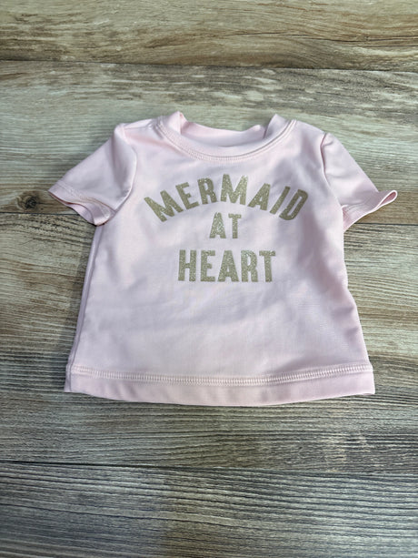 Carter's Mermaid At Heart Rashguard Pink sz 6m - Me n Mommy To Be