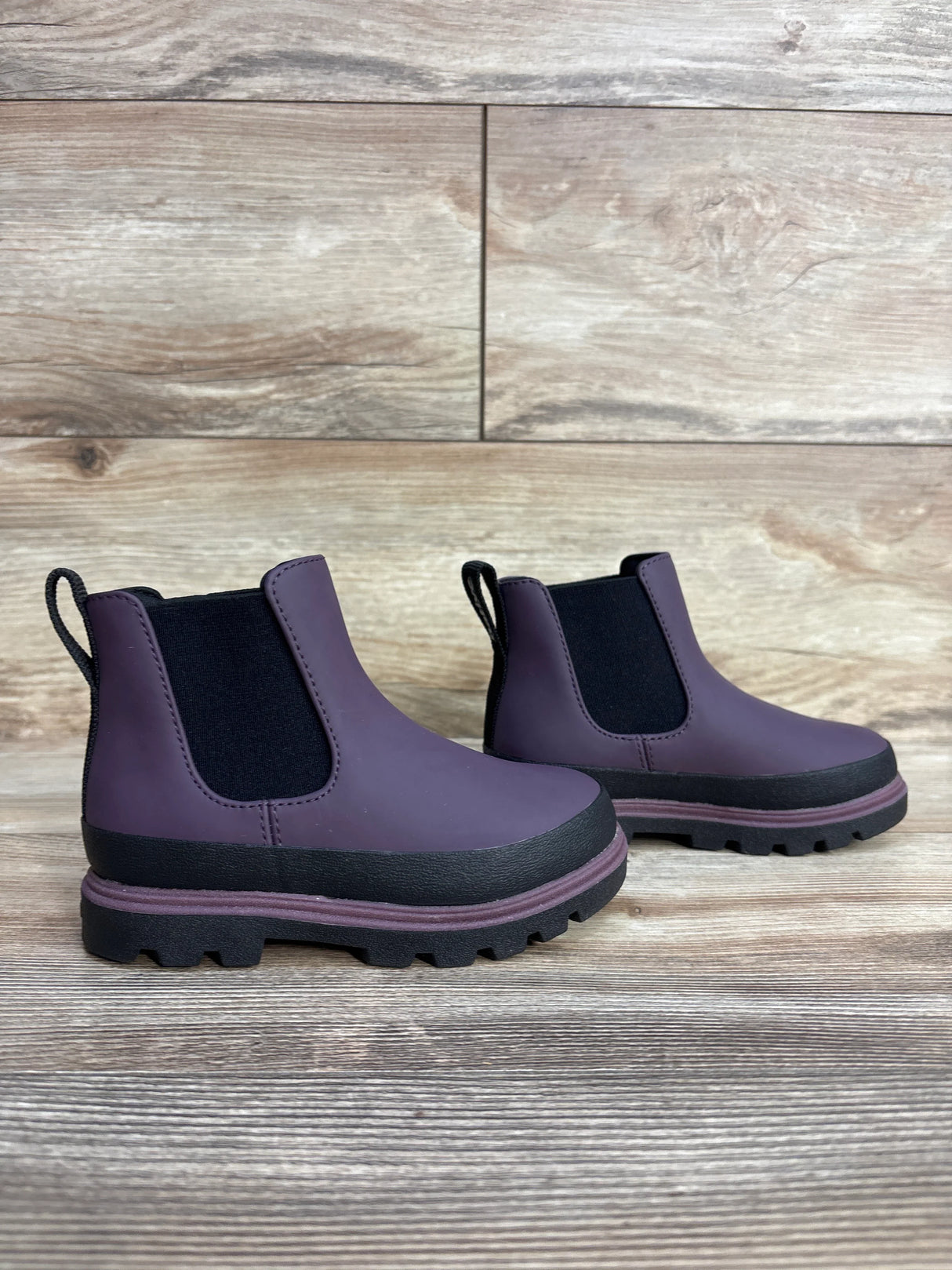 NWOT Native Kensington Chelsea Boots Purple sz 9c