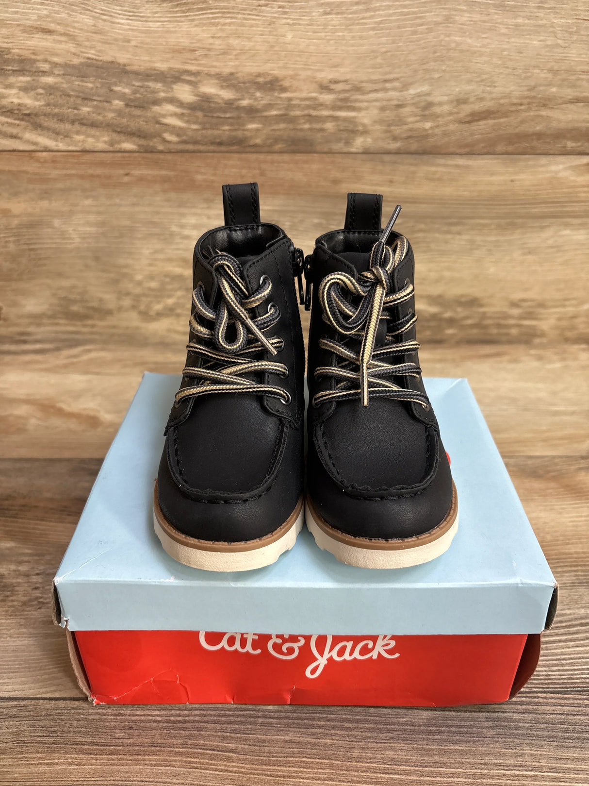 NEW Cat & Jack Greyson Boots, Black sz 6c