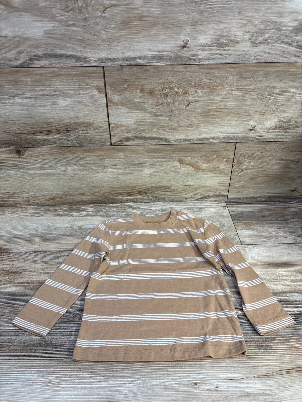 Jumping Beans Long Sleeve Shirt Tan sz 2T