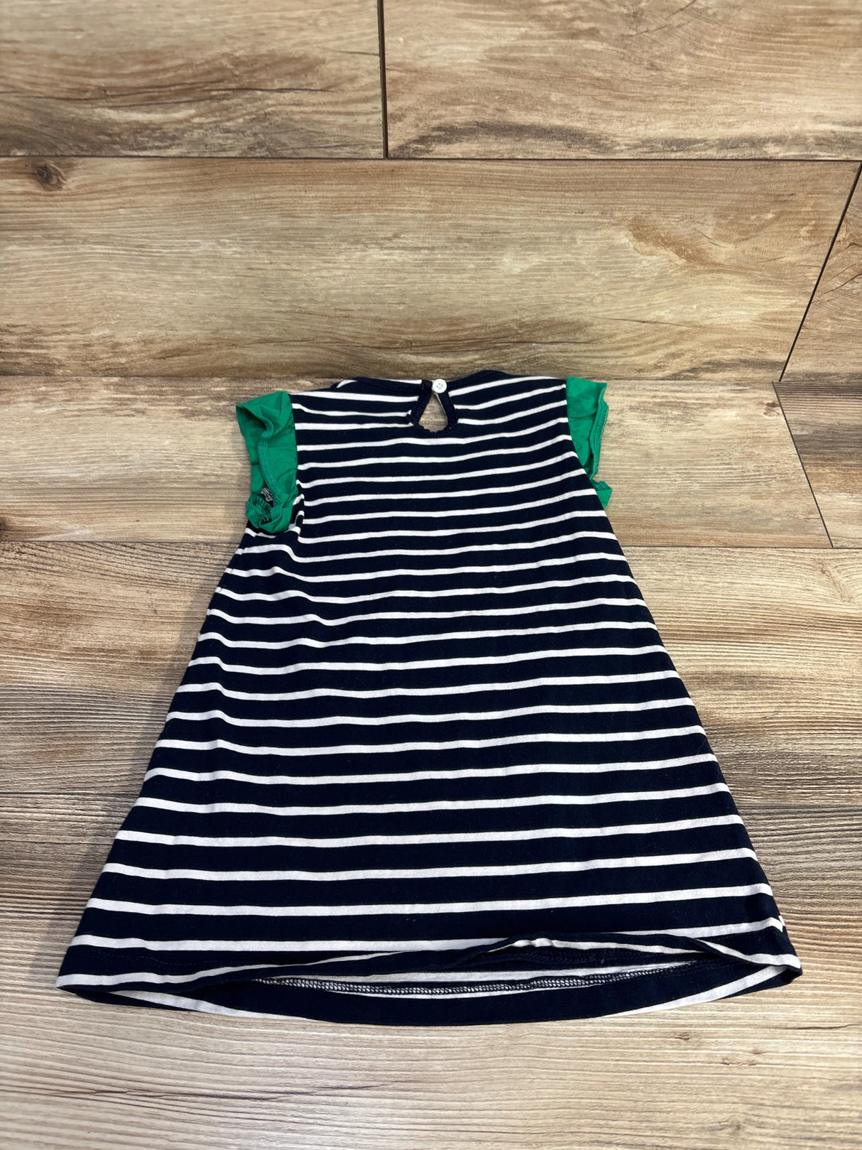 Dragon Striped Dress Green sz 18-24m - Me n Mommy To Be