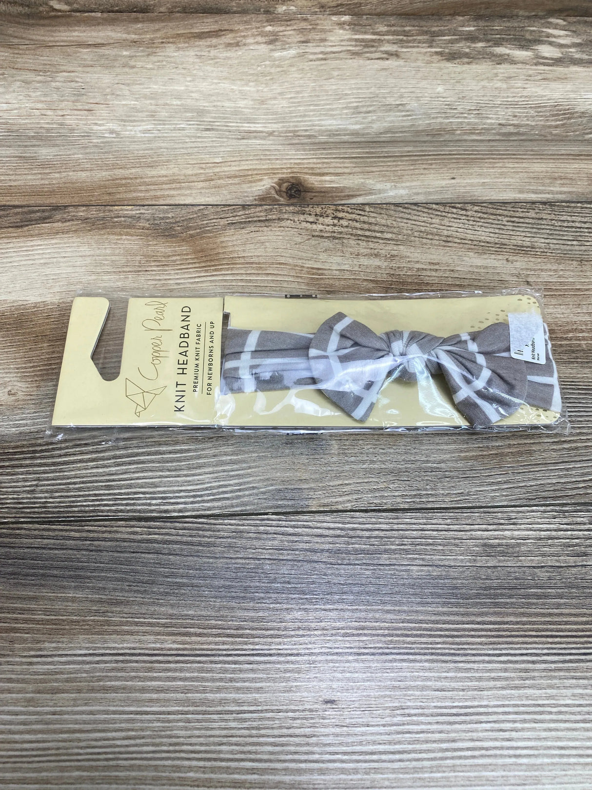 NEW Copper Pearl Knit Headband- Midway - Me n Mommy To Be