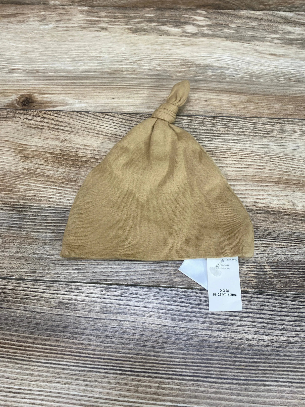 NEW Old Navy Knot Beanie Beige 0-3m - Me n Mommy To Be