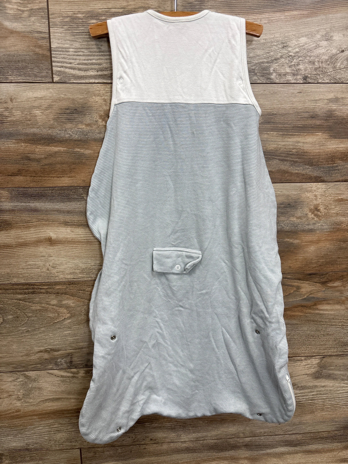 Mori Clever Summer Sleep Sack 0.5 TOG Green Stripe sz 0-2Y