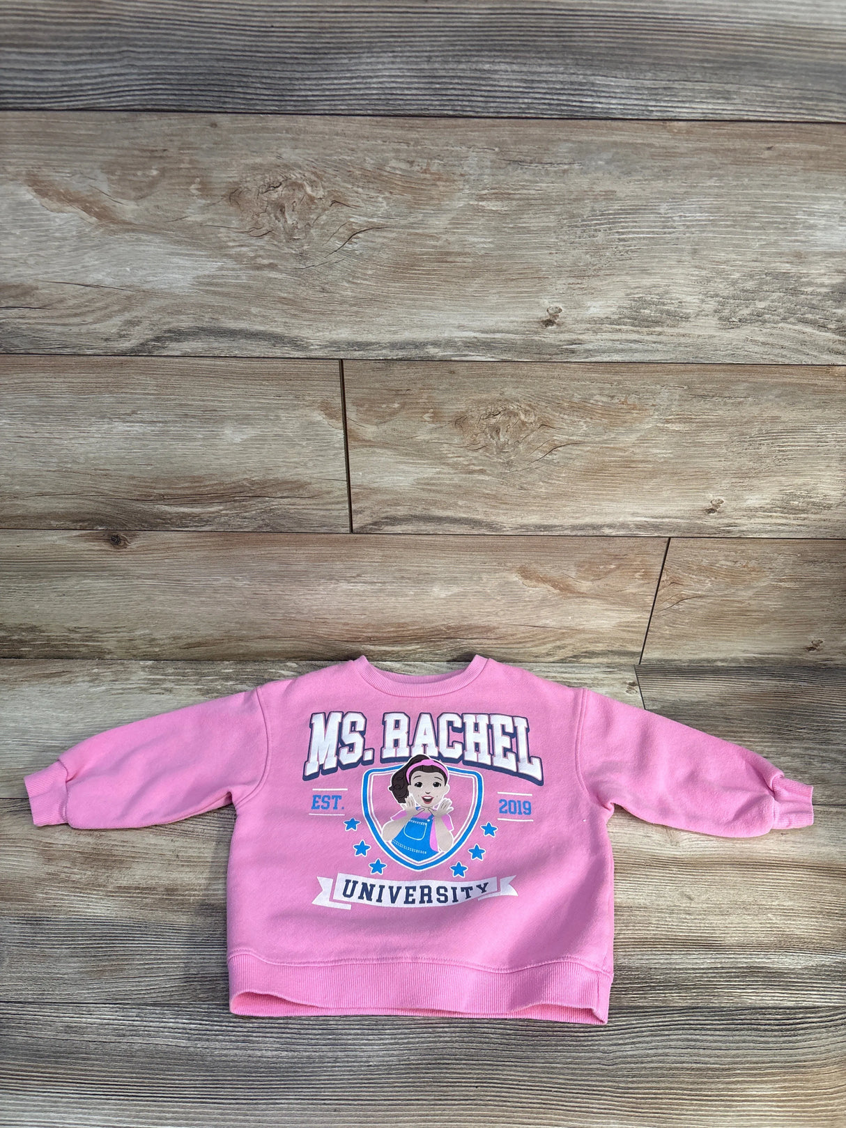 Ms Rachel University Sweatshirt Pink sz 2T