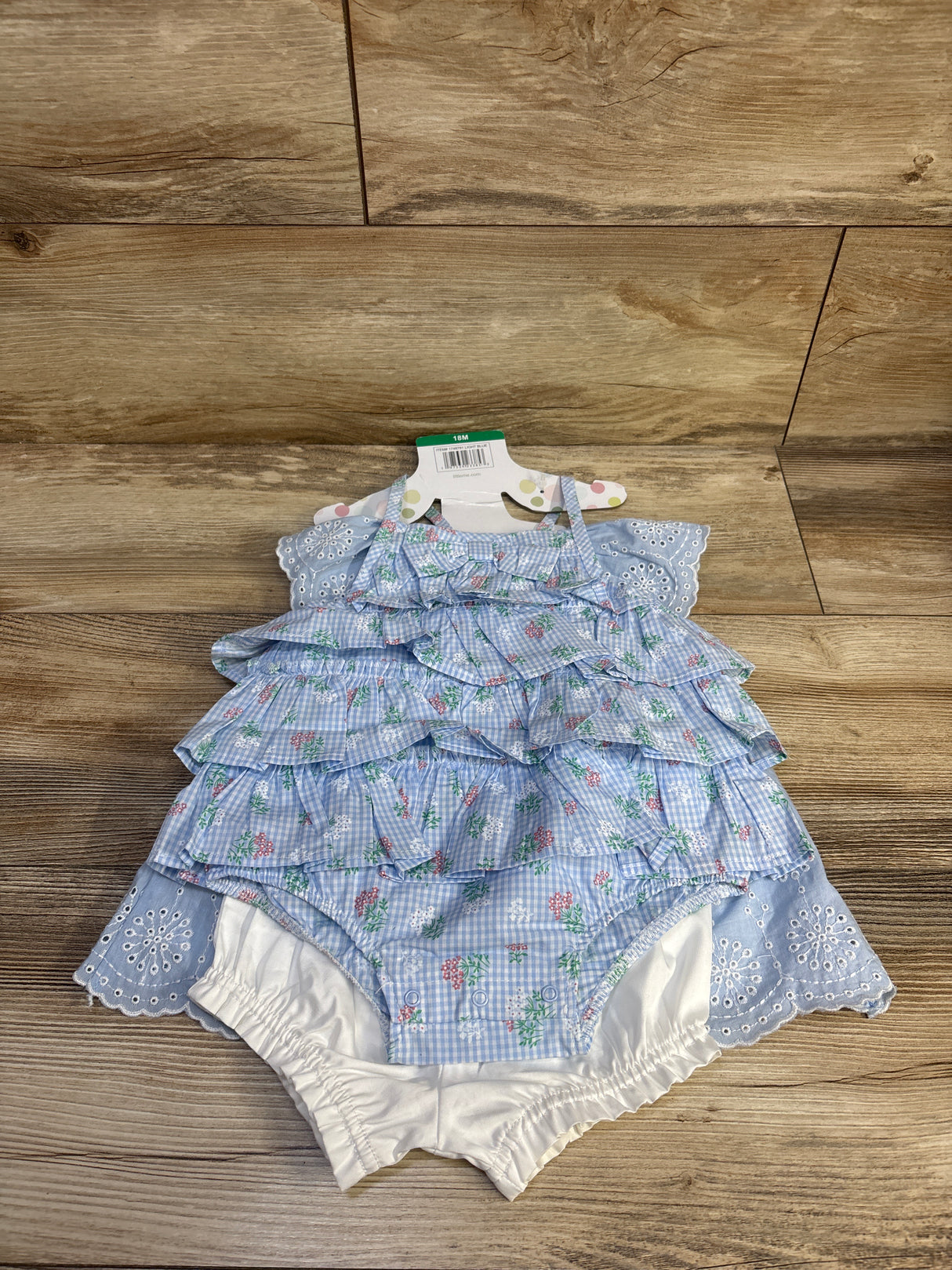 NEW Little Me 3pc Dresswear Set Blue sz 18m
