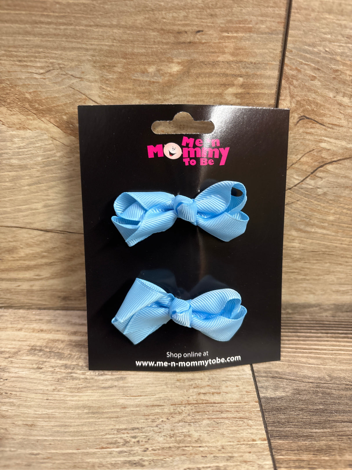 NEW Hair Bows 2pk Light Blue