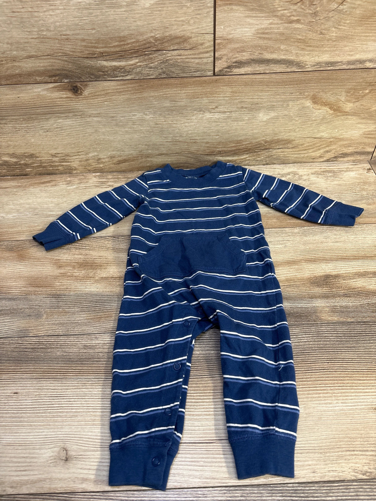 Just One You Striped Coverall Navy sz 9m