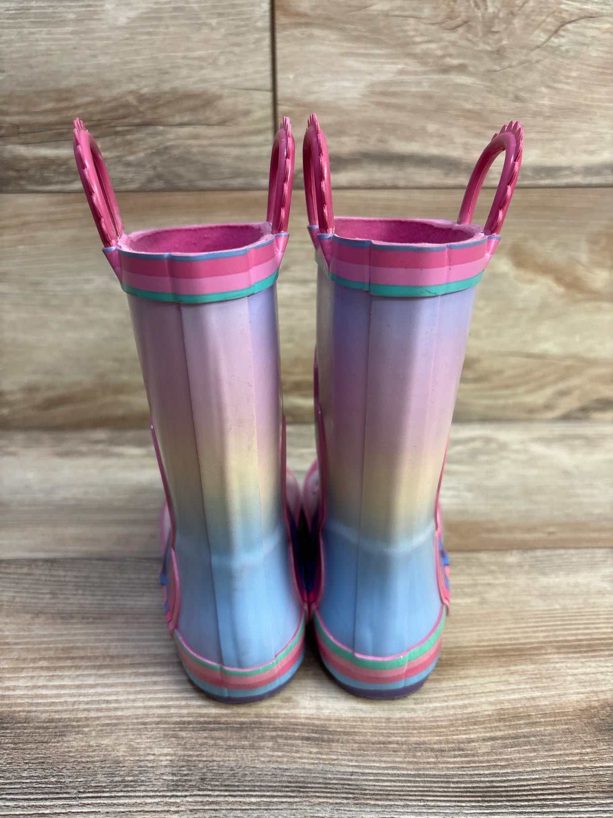 Member's Mark Unicorn Rain Boots Pink sz 9/10c