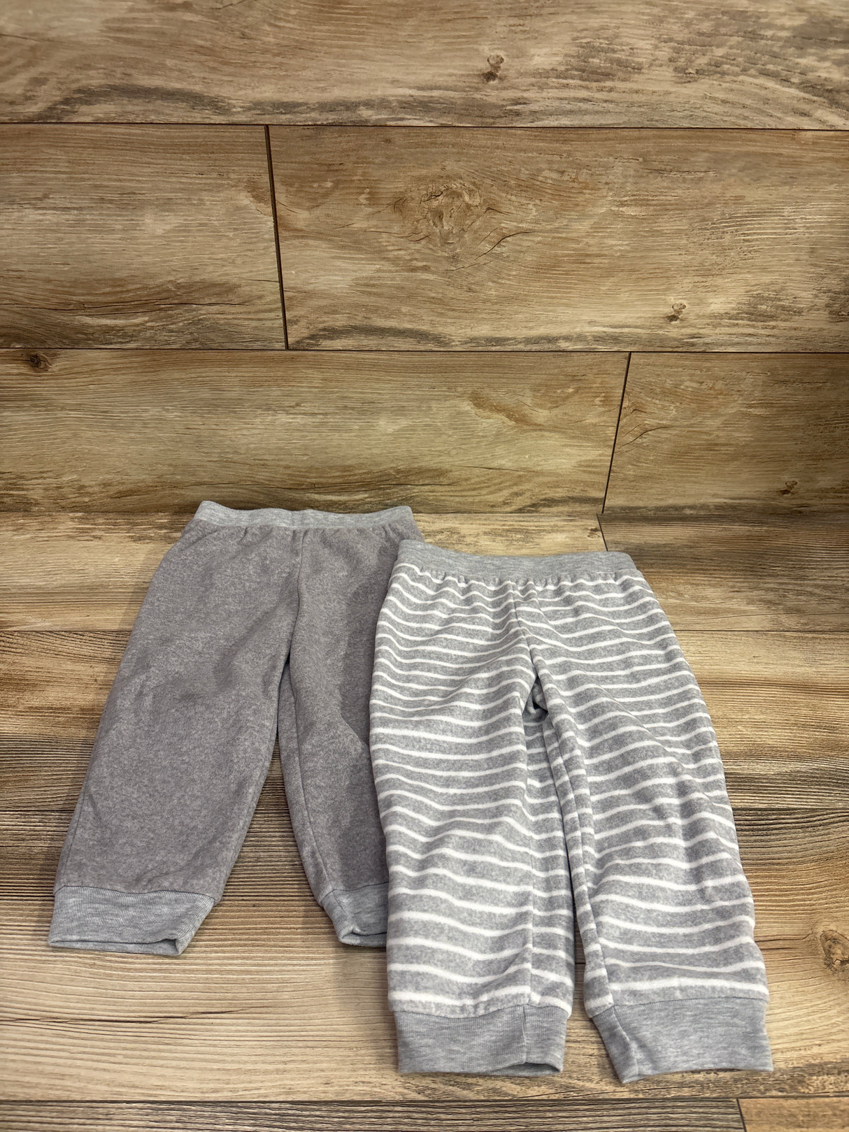 Simple Joys 2pk Fleece Joggers Grey sz 24m