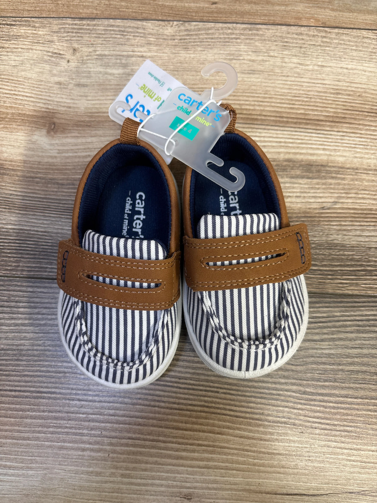 NEW Child Of Mine Crew Boat Shoes Blue sz 4c