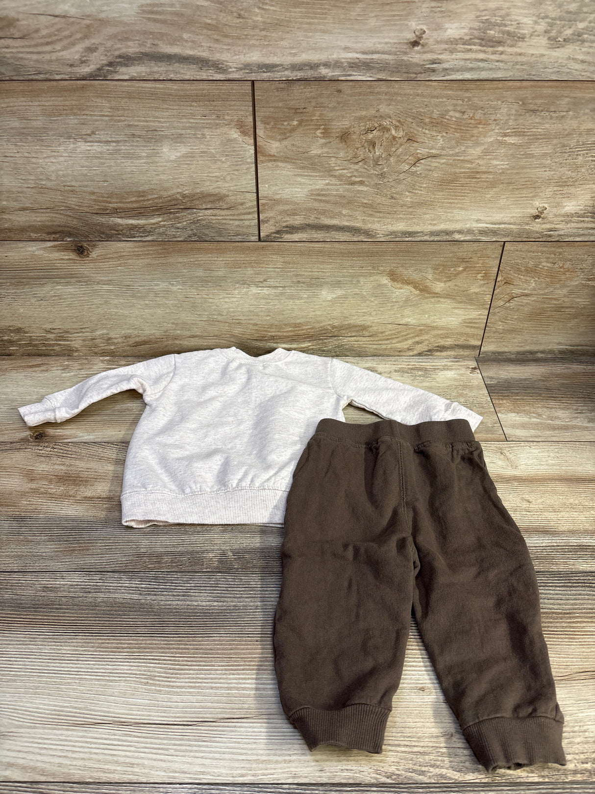 Disney Baby 2pc Winnie The Pooh Sweatshirt & Joggers Beige sz 3-6m