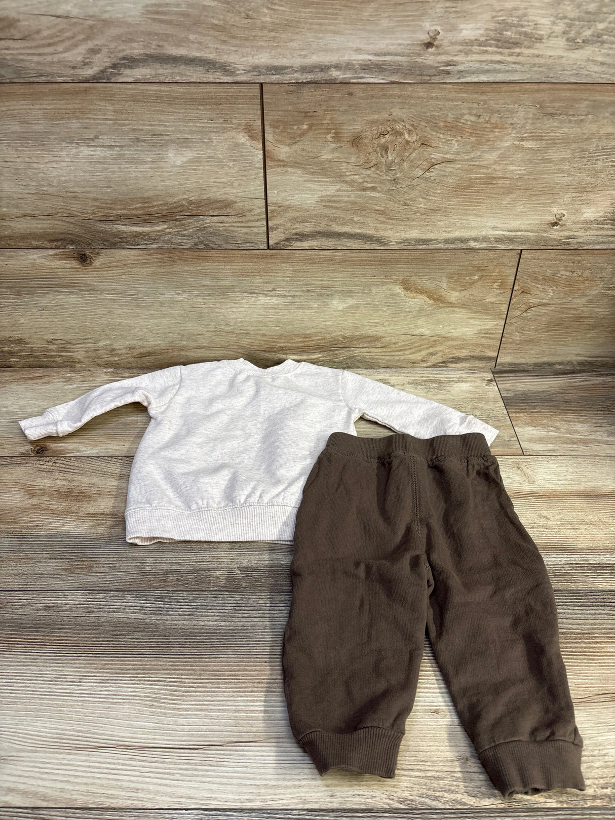 Disney Baby 2pc Winnie The Pooh Sweatshirt & Joggers Beige sz 3-6m