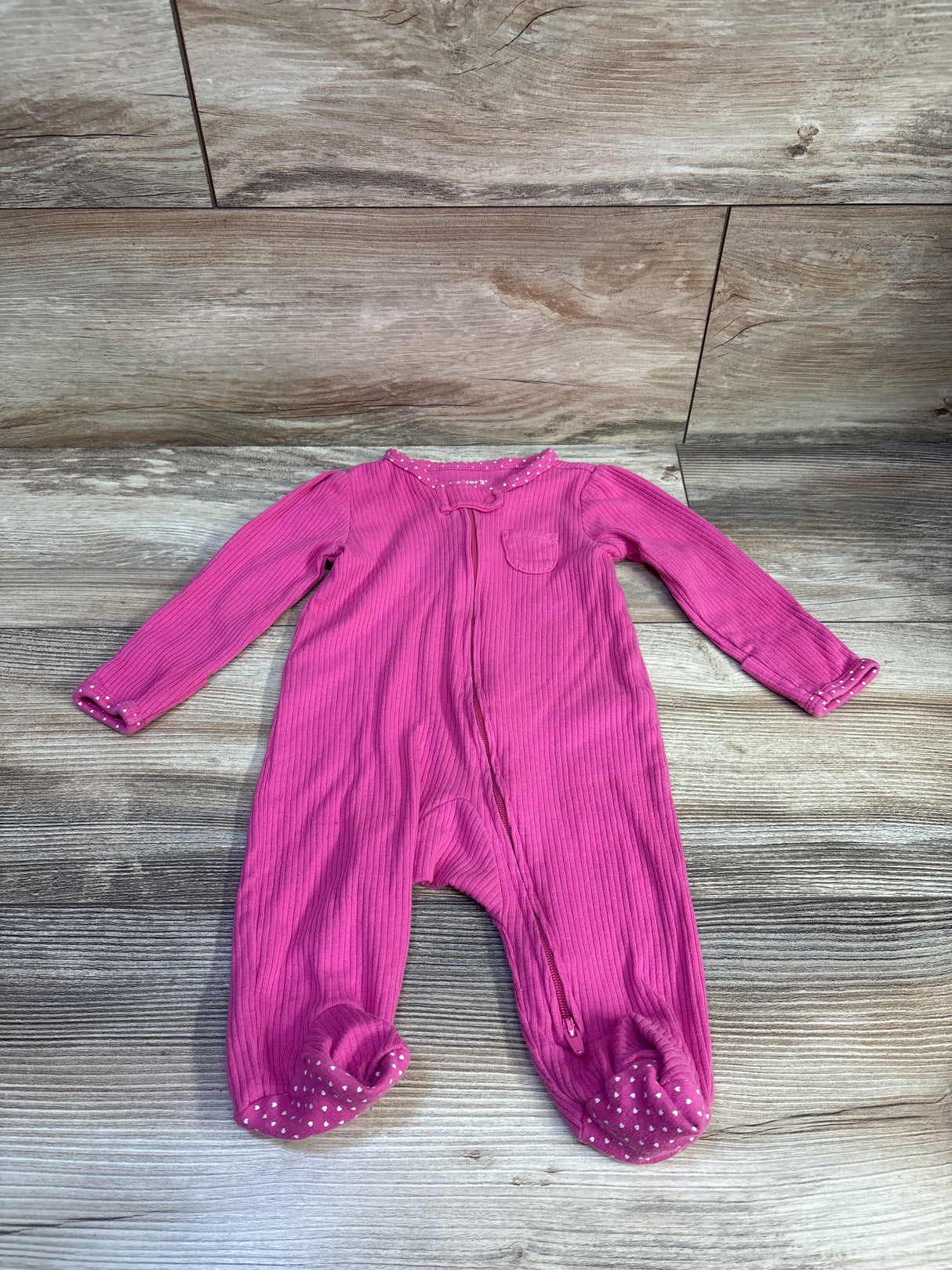 Carter's Ribbed Sleeper Pink sz 3m