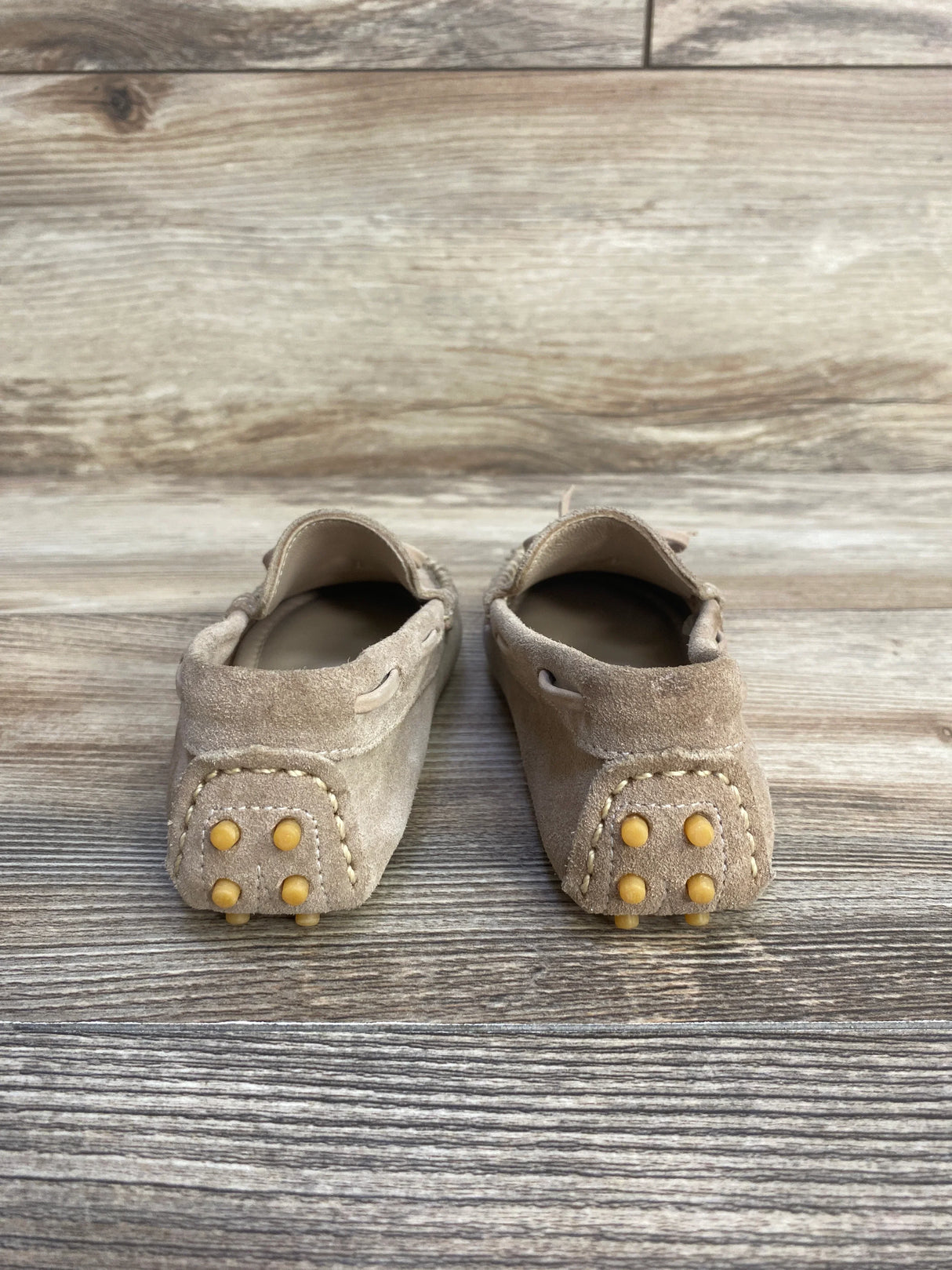 Elephantito Driver Loafers Velvet Beige sz 8c - Me n Mommy To Be