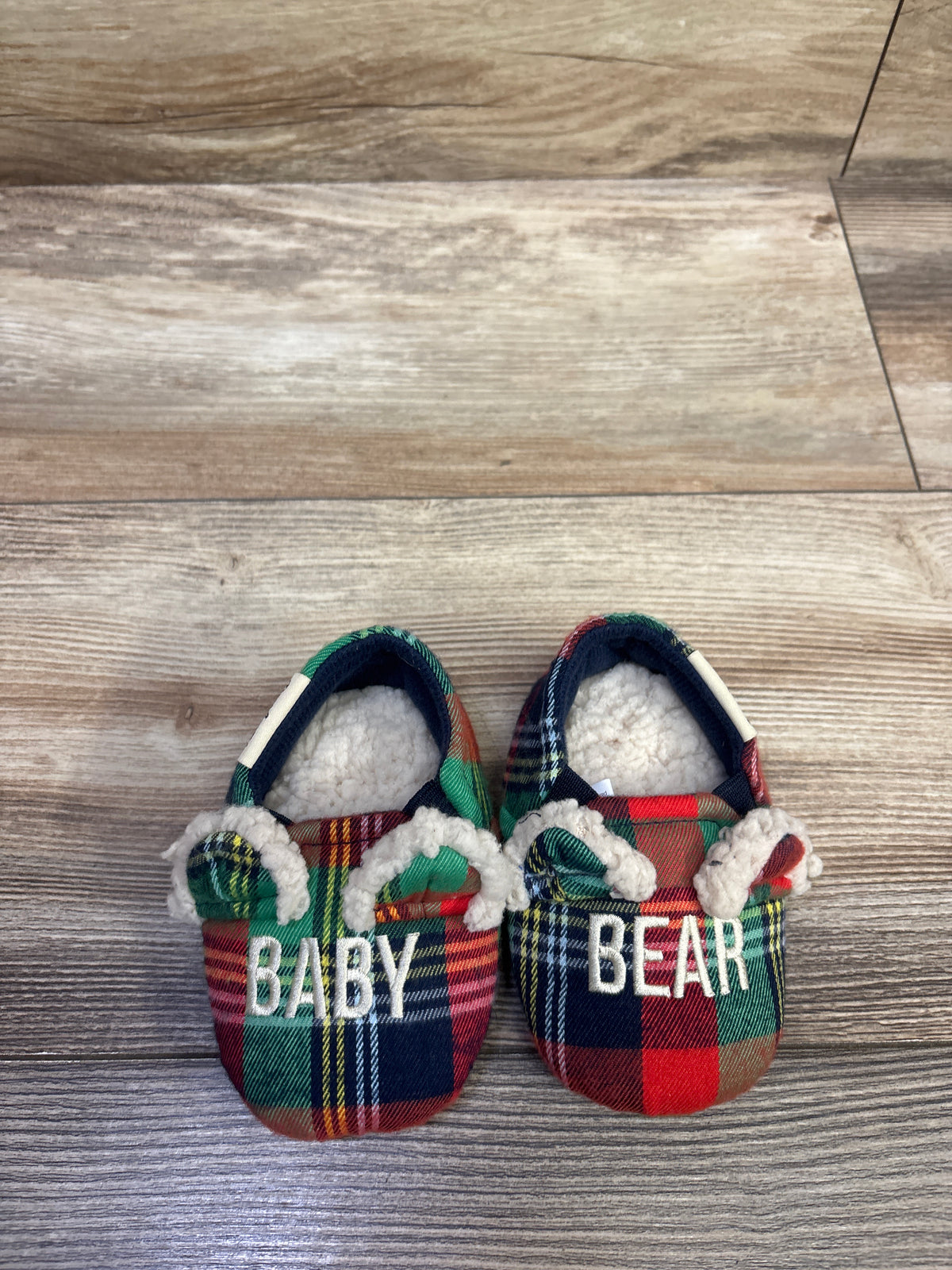 Dearfoams Baby Bear Slippers sz 4c
