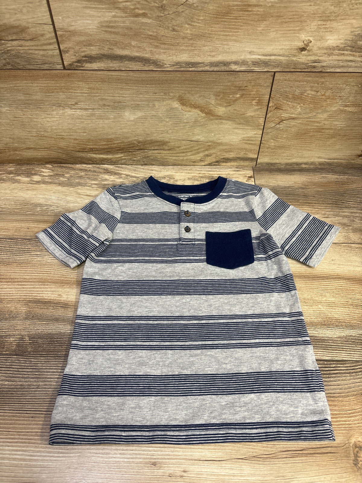Carter's Henley Shirt Grey sz 4T