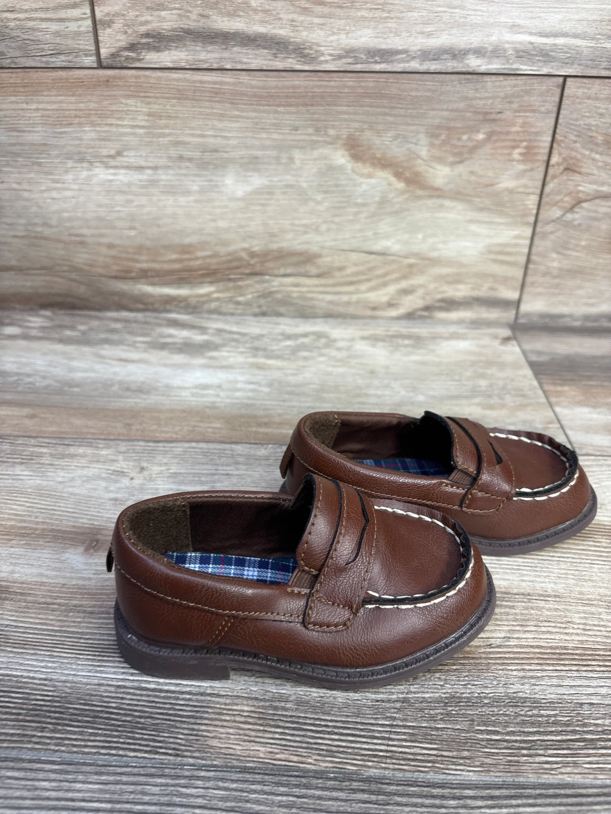 Carter's Jay3 Dress Loafers Brown sz 6c