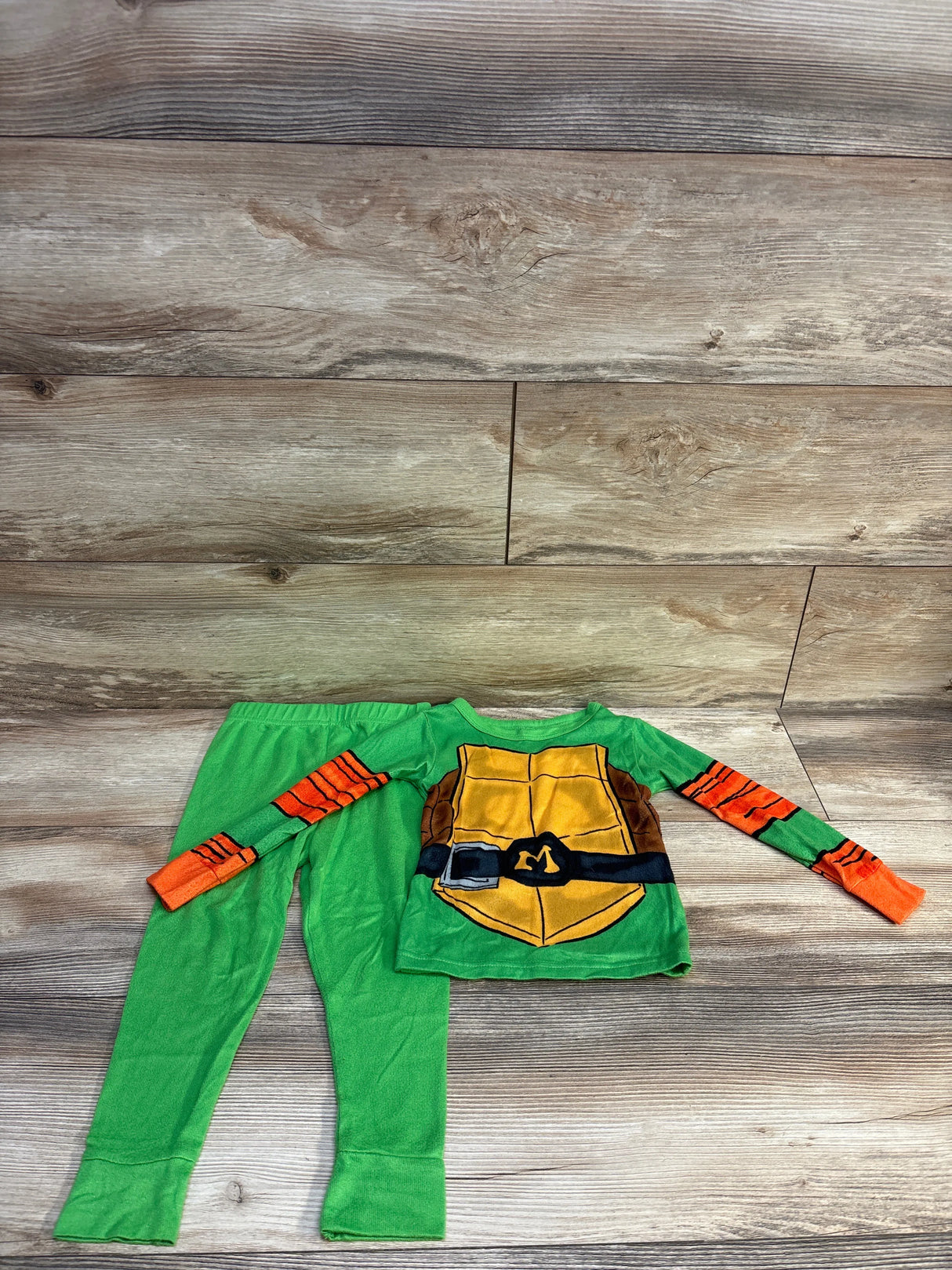 Teenage Mutant Ninja Turtles 2pc Pajama Set Green sz 4T