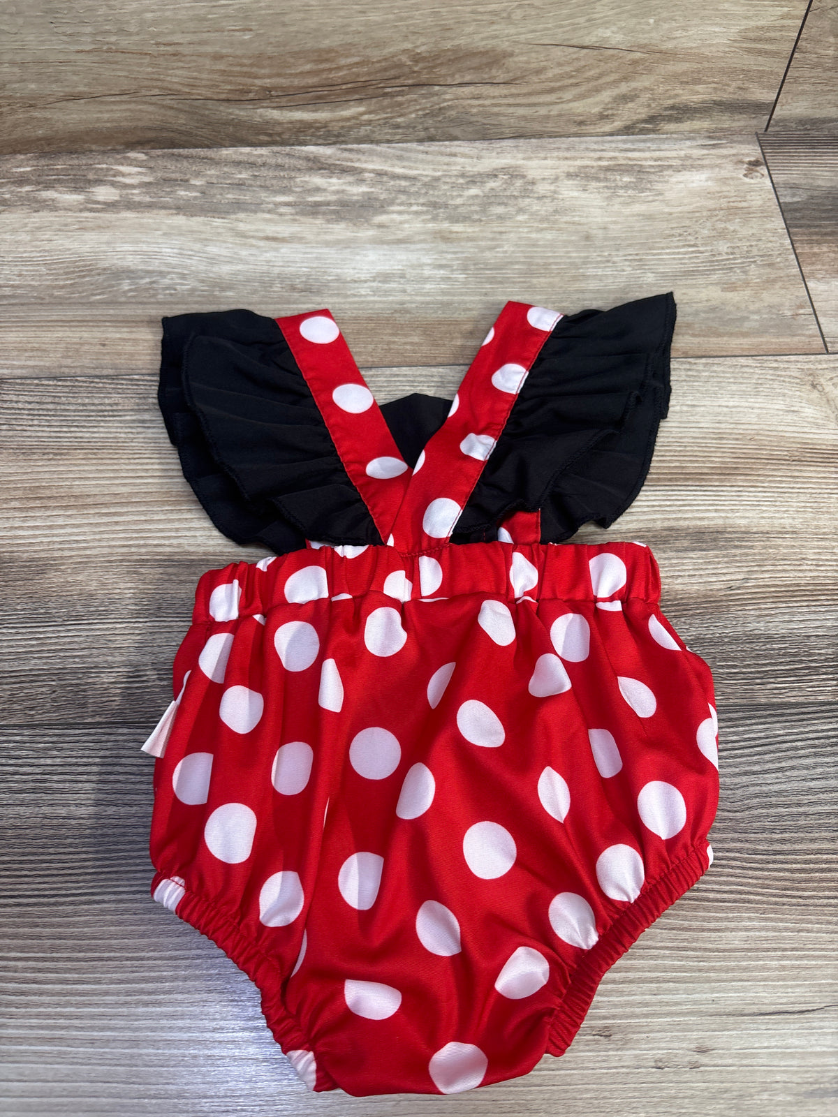 Shein Minnie Mouse Bubble Romper Red sz 1-3m