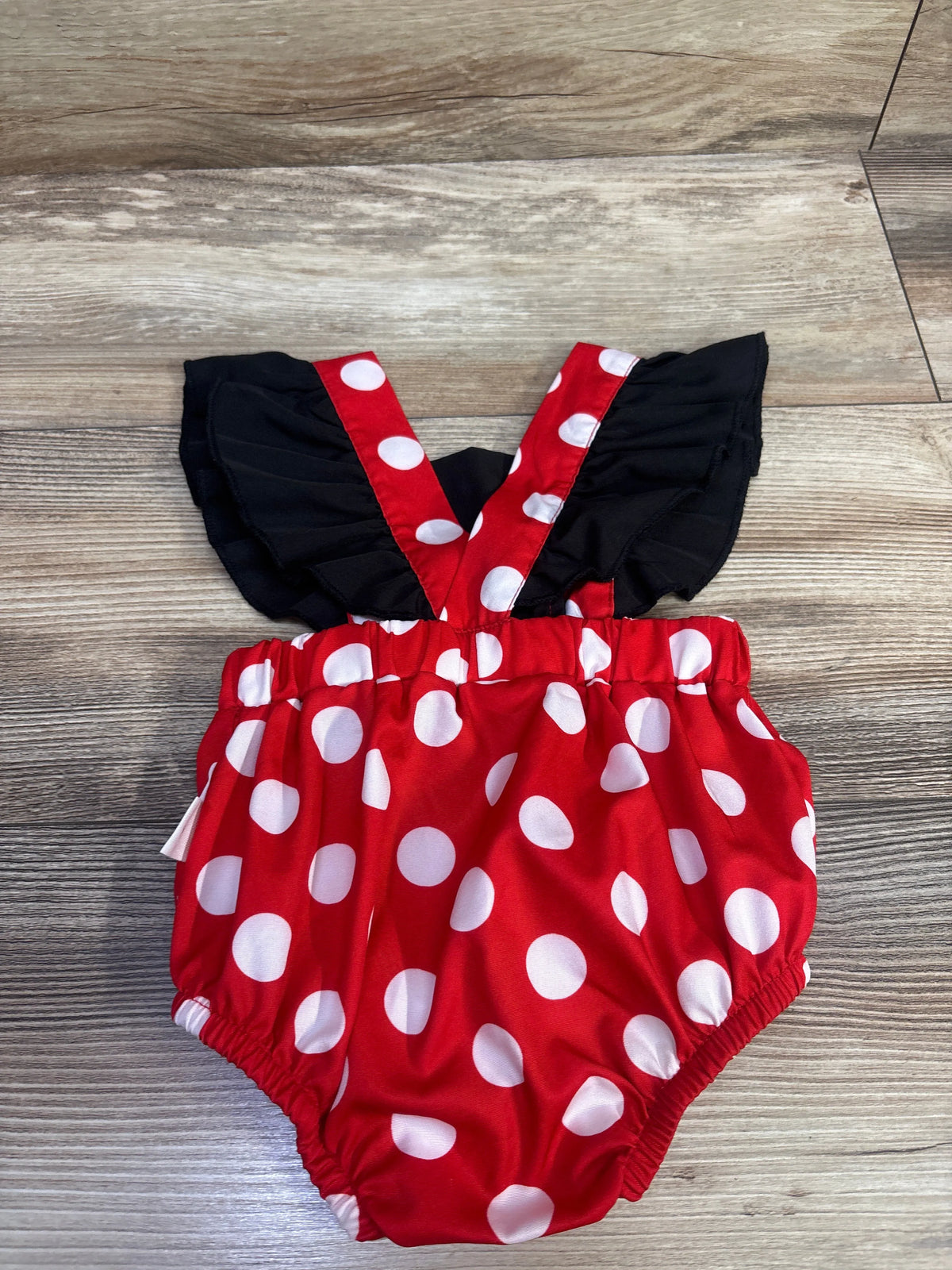 Shein Minnie Mouse Bubble Romper Red sz 1-3m