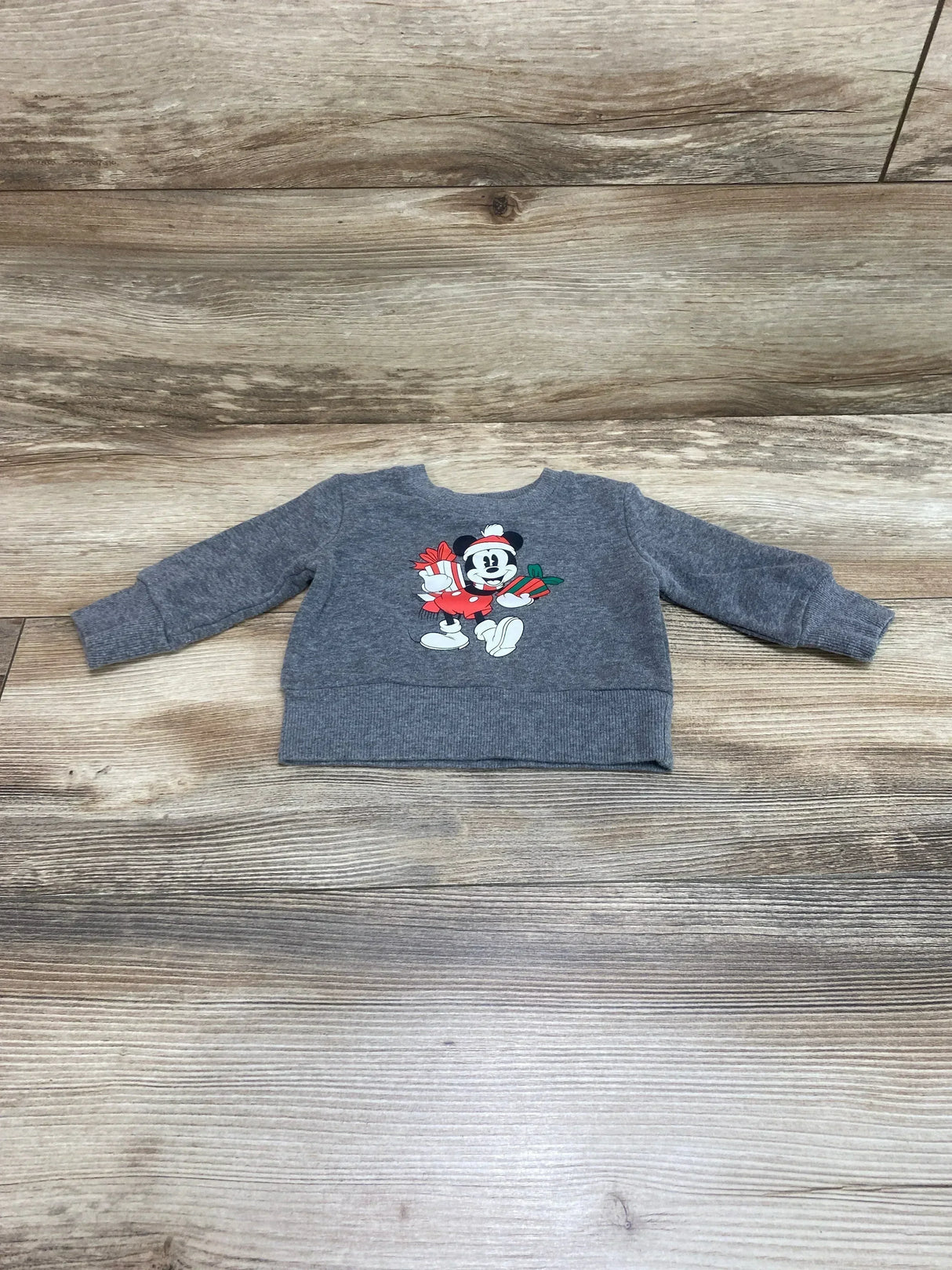 Disney Junior Mickey Mouse Sweatshirt Grey sz 0-3m - Me n Mommy To Be