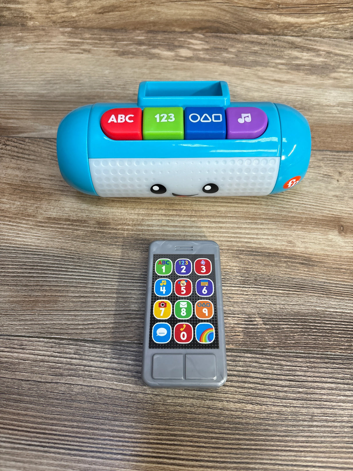 Fisher Price Laugh & Learn Light Up Learning Speaker and Removable Toy Phone - Me n Mommy To Be