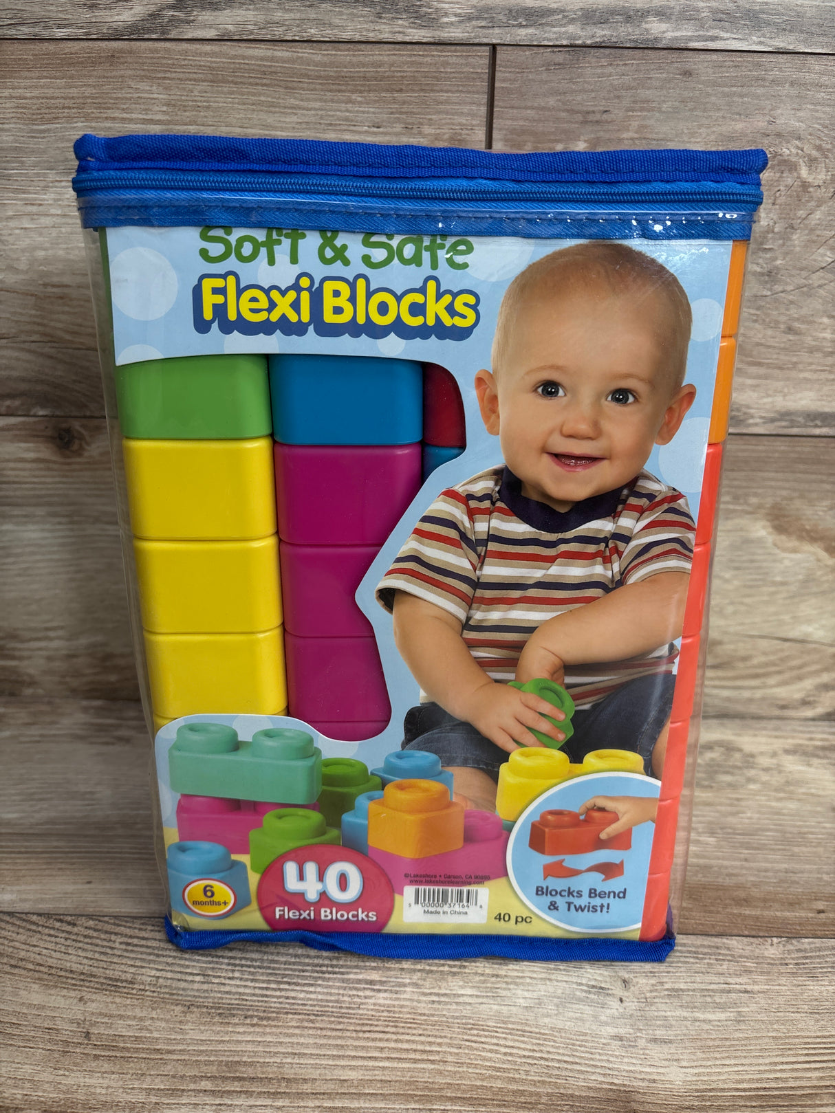 NEW Lakeshore Soft & Safe Flexi Blocks 40pc
