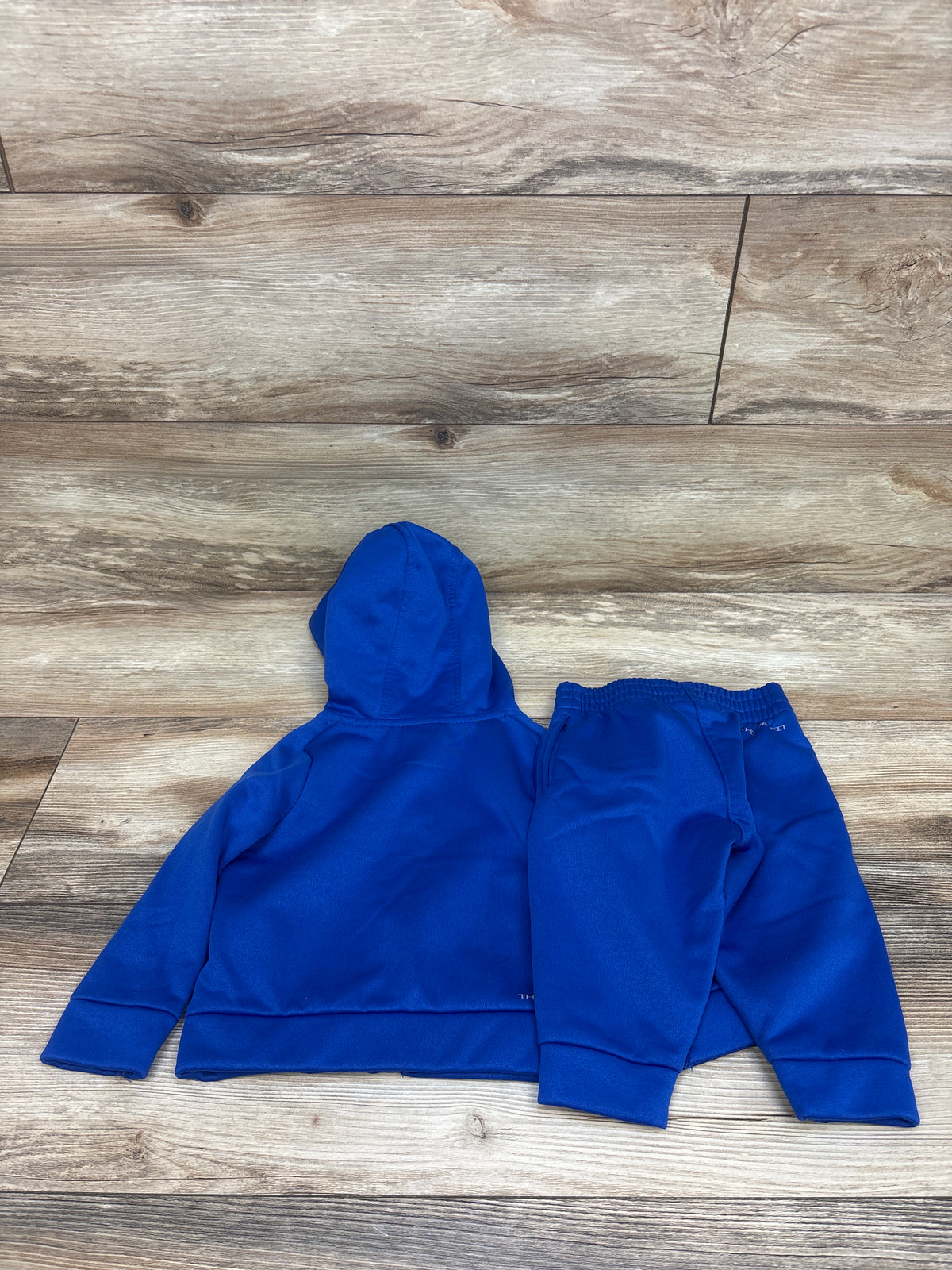 Nike 2pc Therma Fit Full Zip Hoodie & Pants Set Blue sz 12m