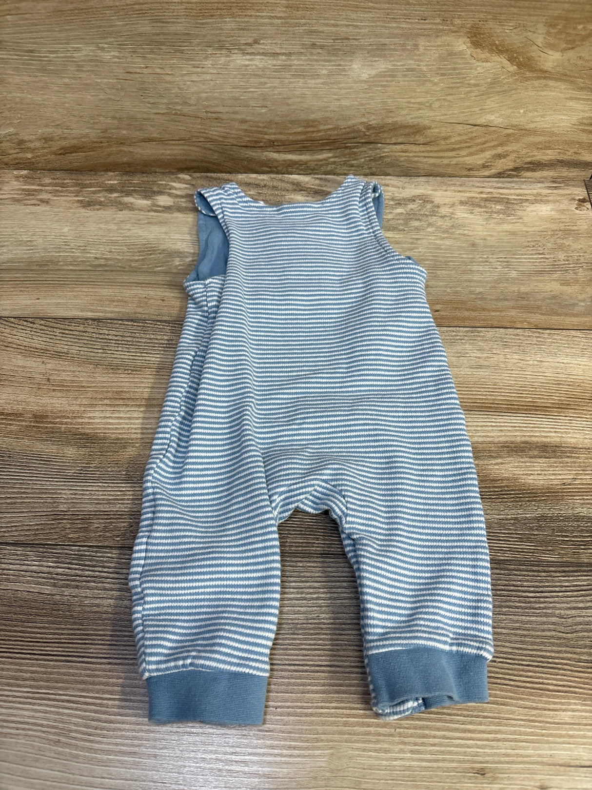M&S Striped Sleeveless Jumpsuit Blue sz 3-6m