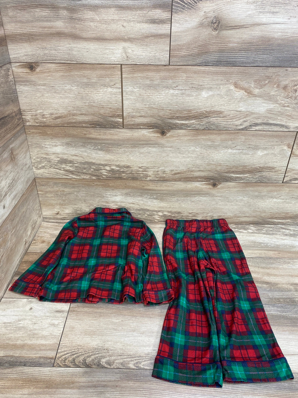 Wondershop 2pc Plaid Pajama Set Red sz 3T - Me n Mommy To Be