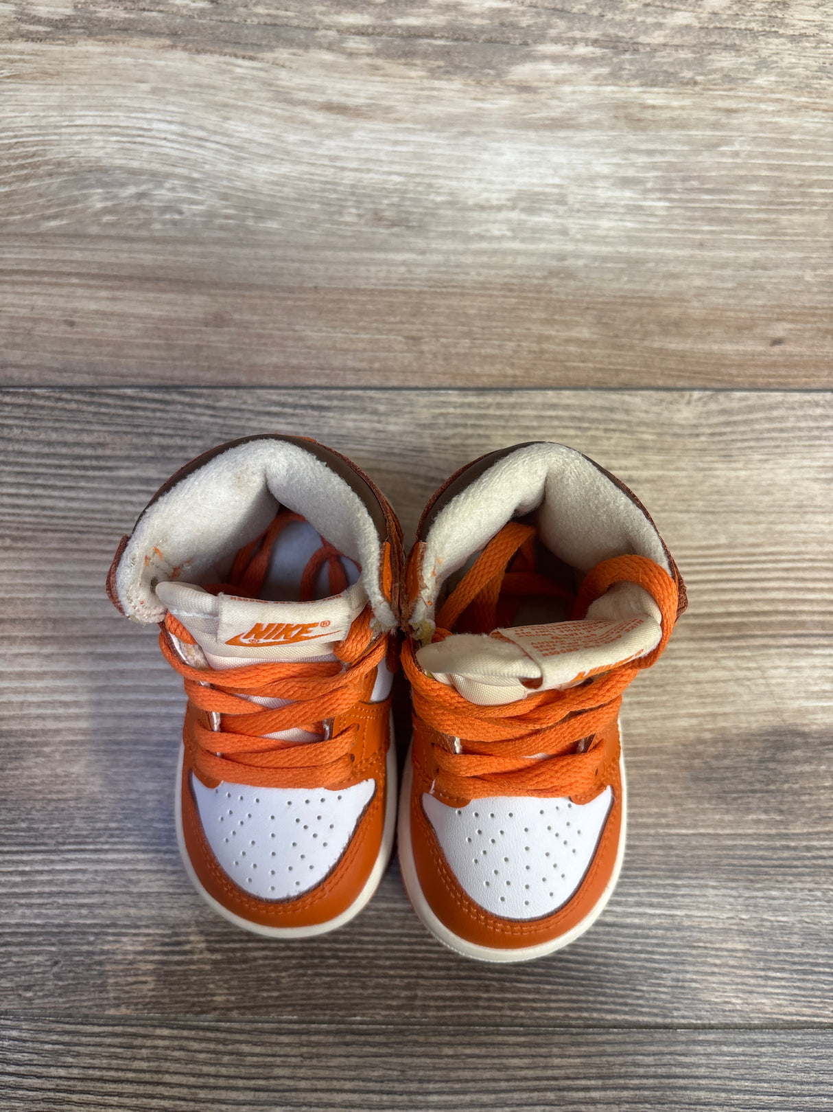 Air Jordan 1 High OG TD 'Starfish' Sneakers sz 4c