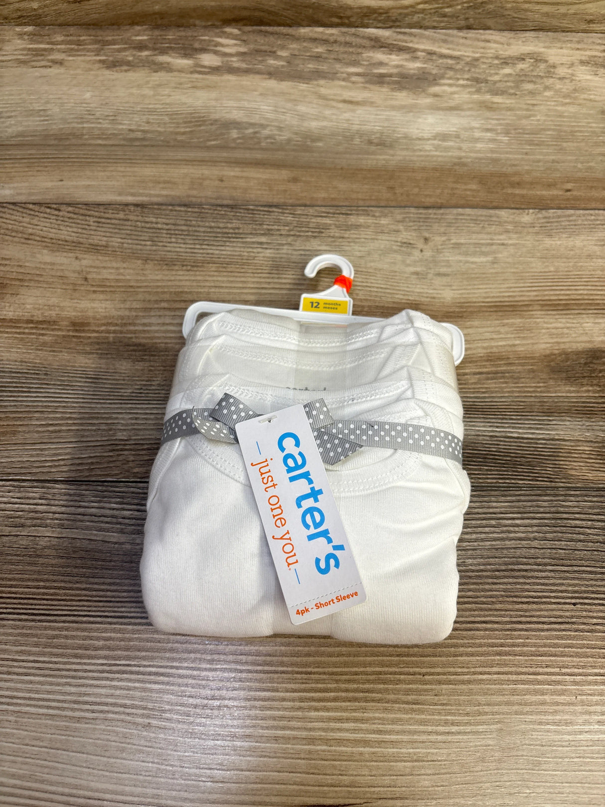 NEW Just One You 4pk Bodysuit White sz 12m
