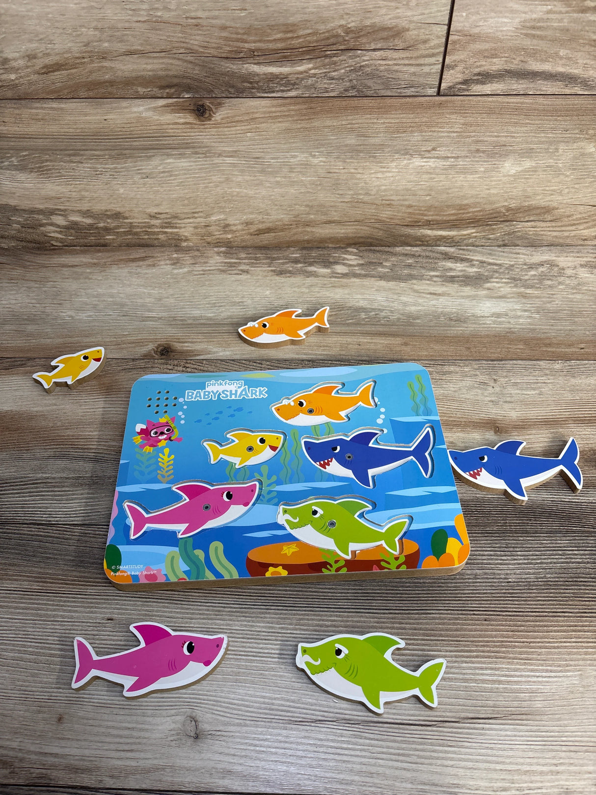 Pinkfrog Baby Shark Sound Puzzle