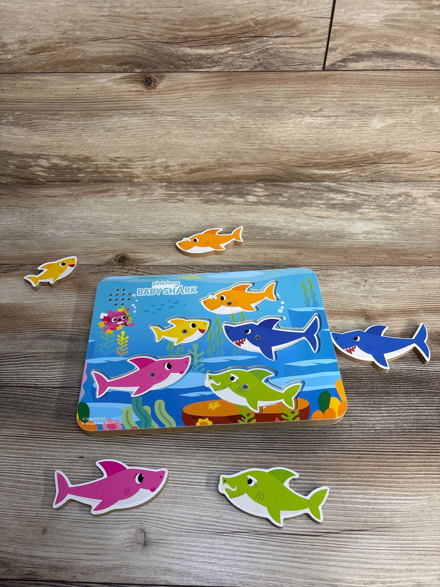 Pinkfrog Baby Shark Sound Puzzle