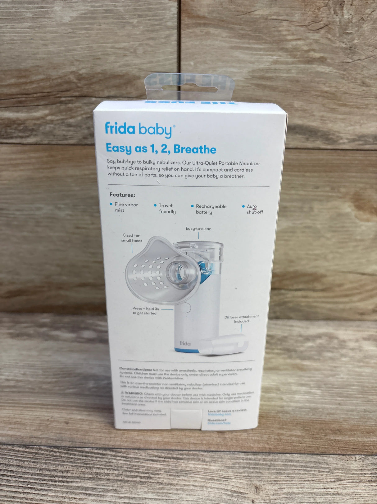 NEW Frida Baby Ultra-Quiet Portable Nebulizer