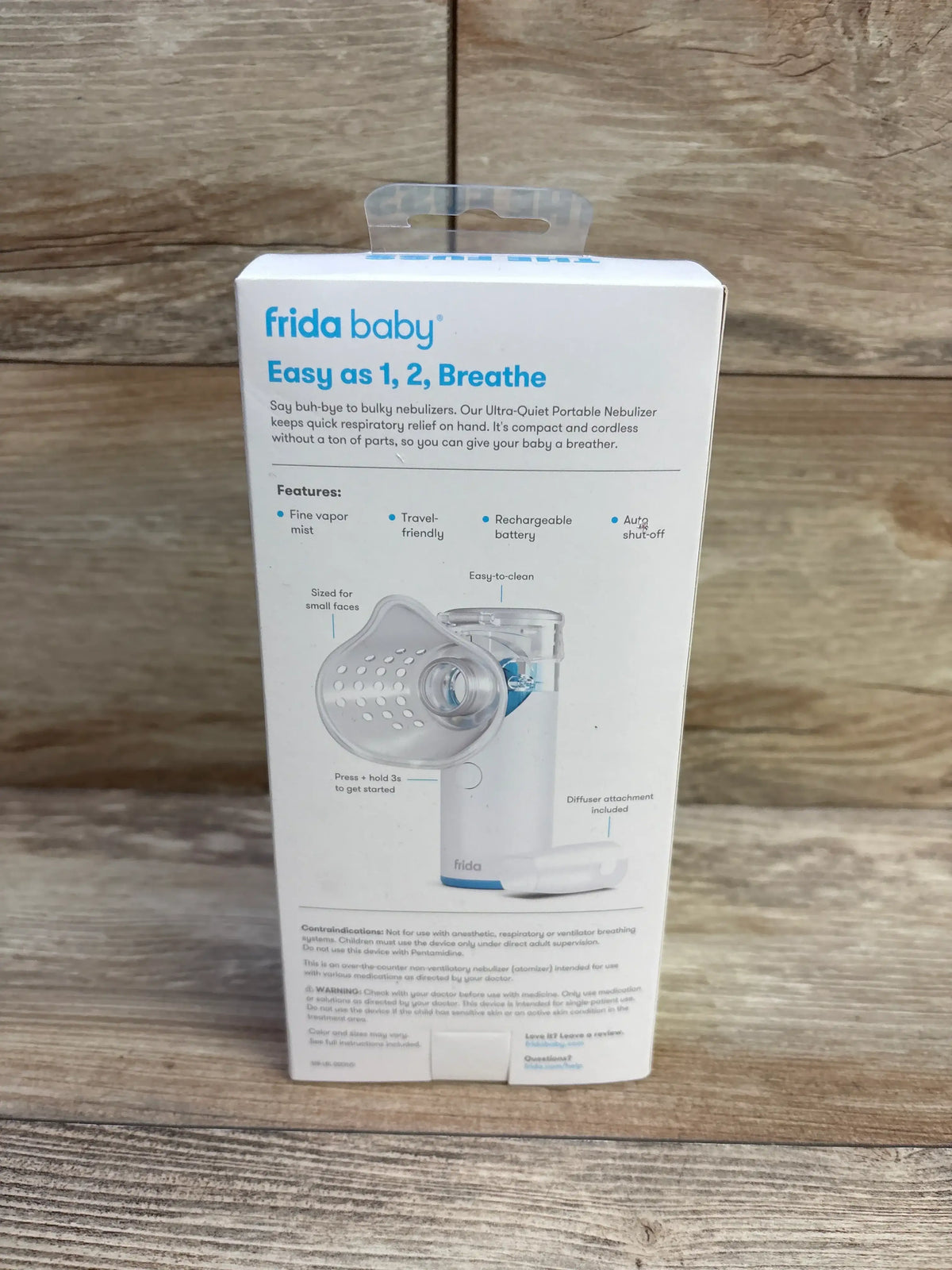 NEW Frida Baby Ultra-Quiet Portable Nebulizer
