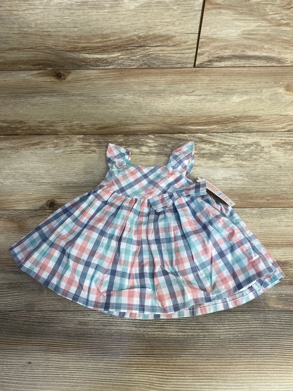 NEW Just One You 2pc Plaid Dress & Bloomers White sz 3m - Me n Mommy To Be