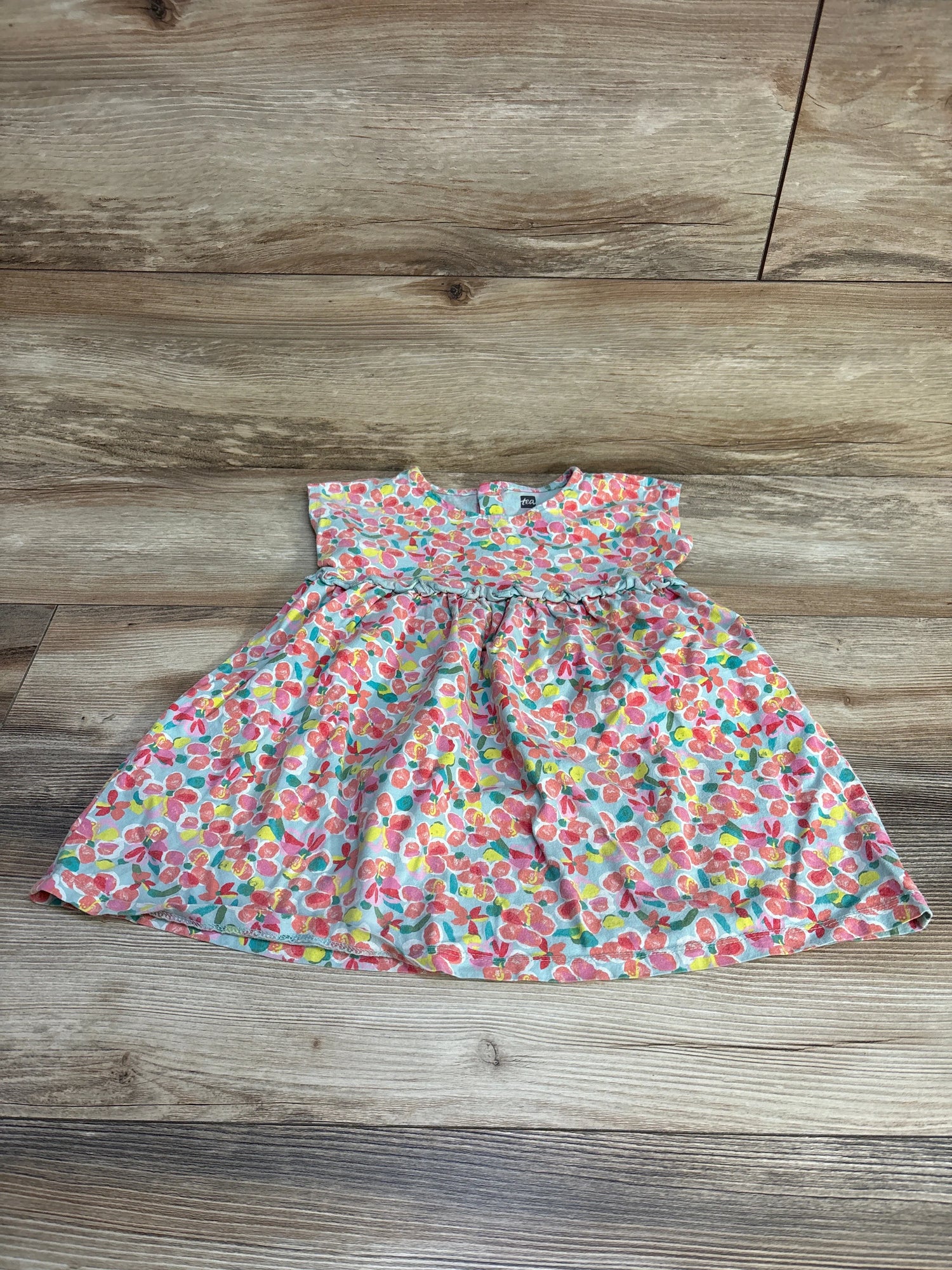 TEA Floral Ruffle Dress sz 3T - Me n Mommy To Be