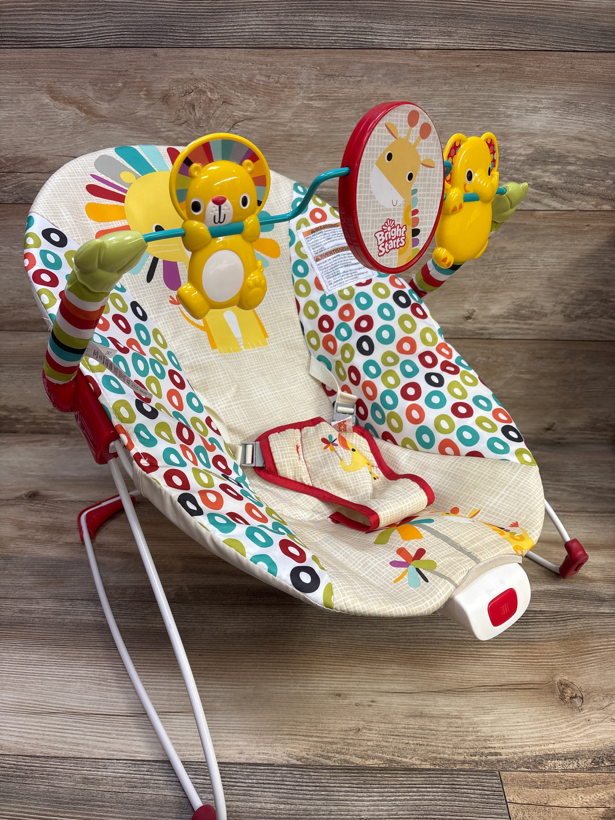 Bright Starts Playful Pinwheel Vibrating Baby Bouncer