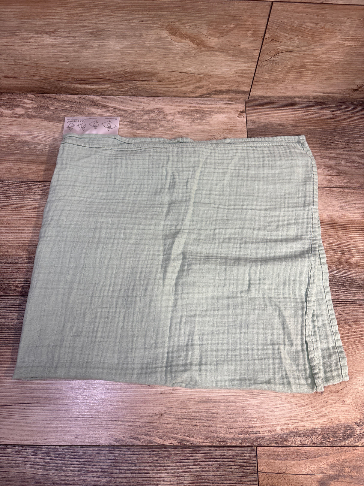 Amazing Baby Muslin Swaddle Blanket in Sage 36"x36"