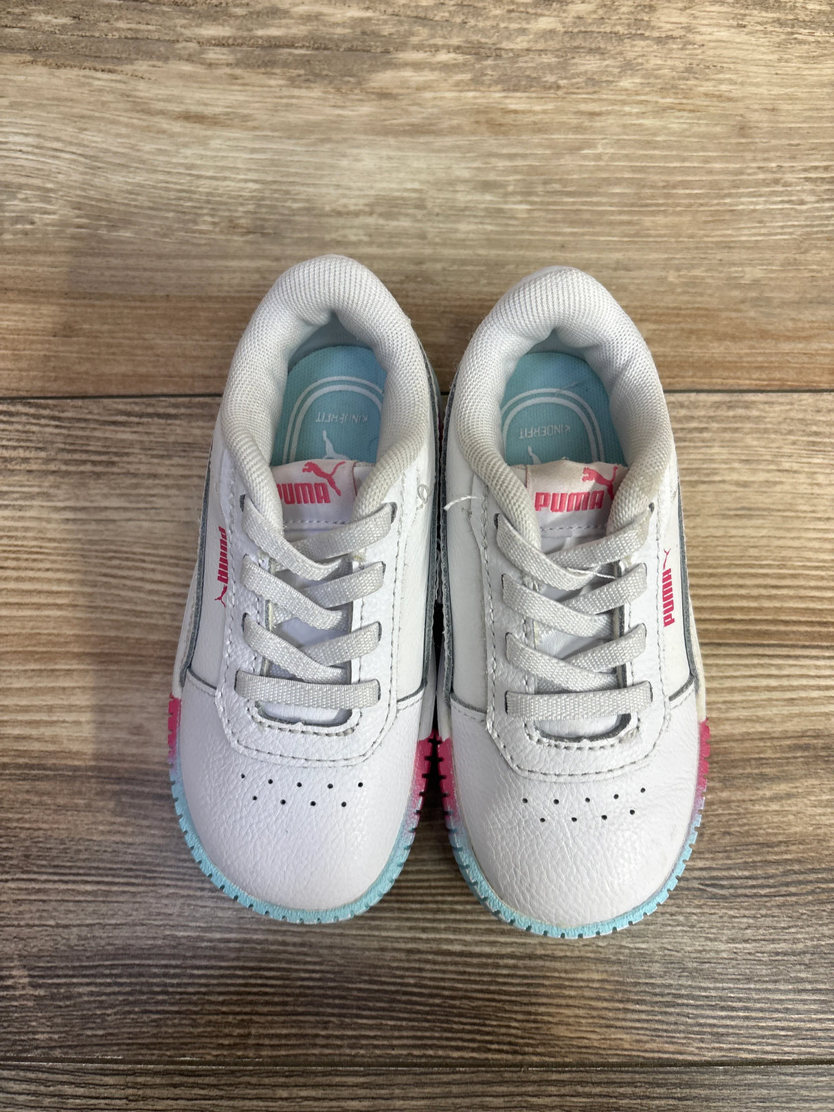 Puma Carina 2.0 Fade Sneakers White sz 7c