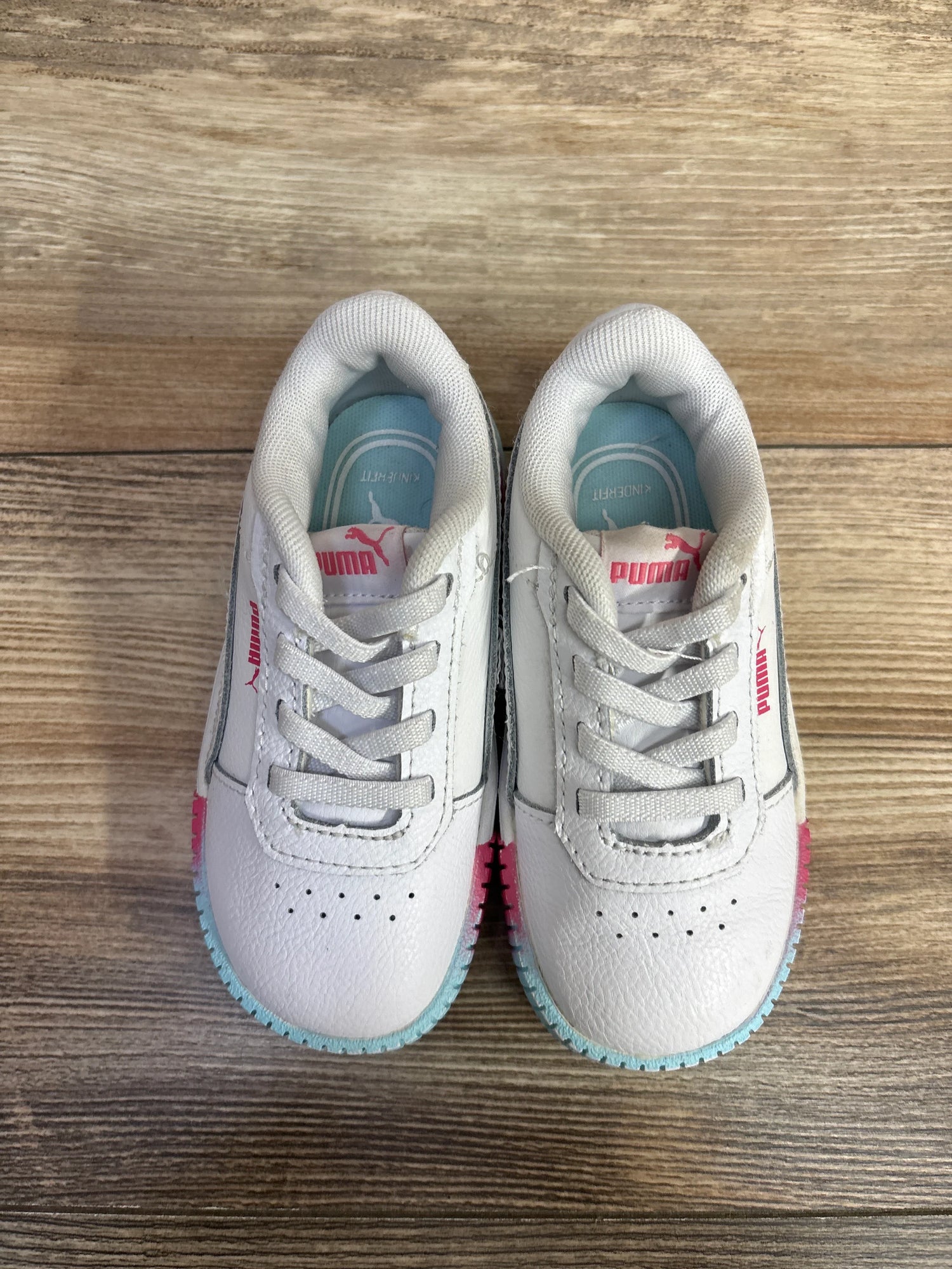Puma Carina 2.0 Fade Sneakers White sz 7c