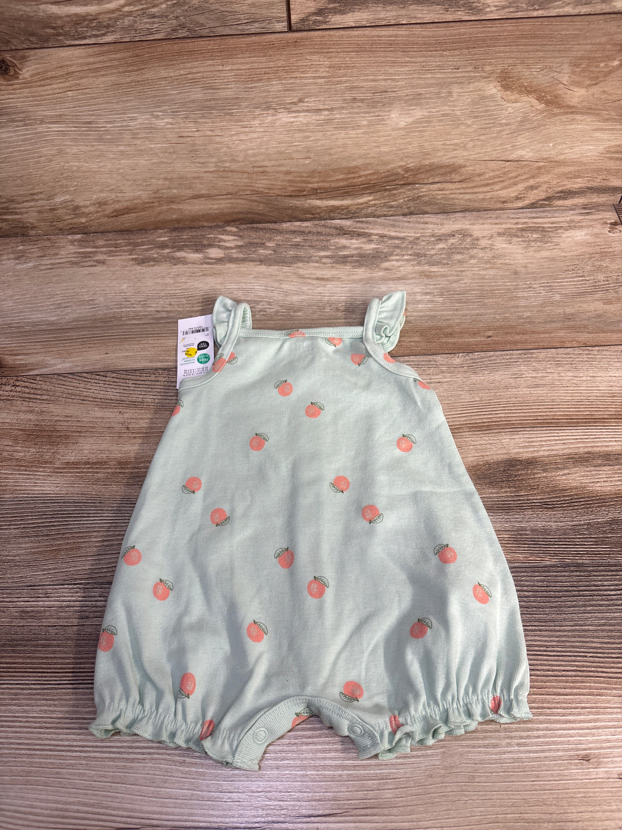 NEW Child Of Mine Shortie Romper Green sz 0-3m