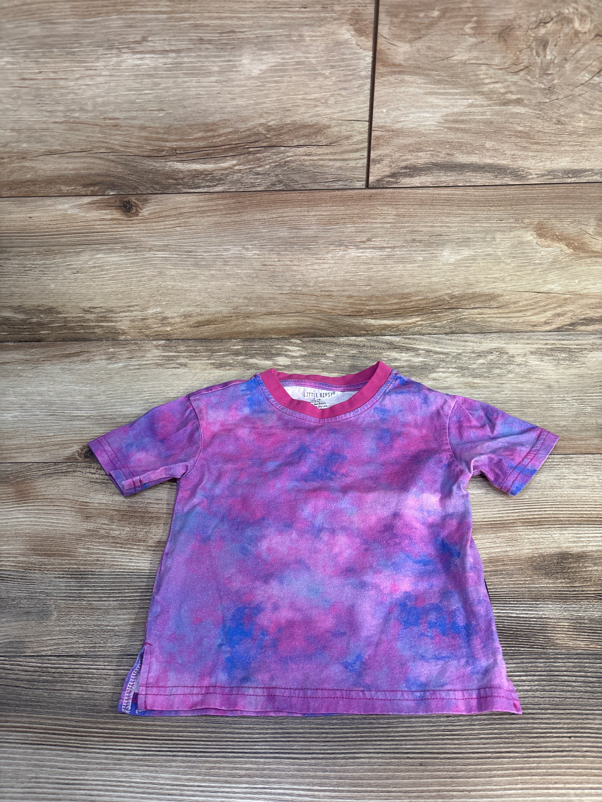 Little Bipsy Short Sleeve Shirt Purple sz 2-3T