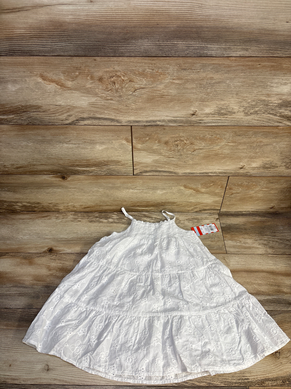 NEW Cat & Jack Eyelet Embroidered Dress White sz 4T