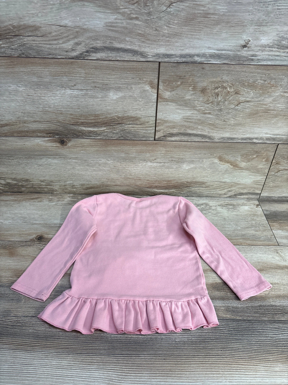 Floral Peplum Shirt Pink sz 3T