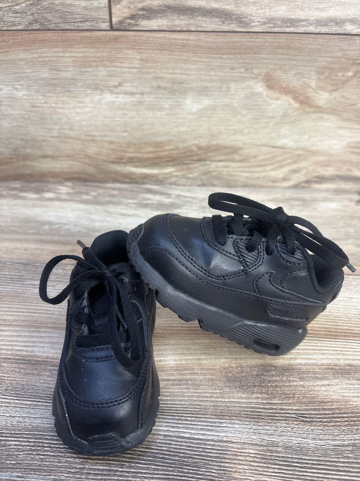 Nike Air Max 90 TD 'Triple Black' Sneakers sz 5c